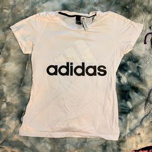 White Small Adidas T-Shirt